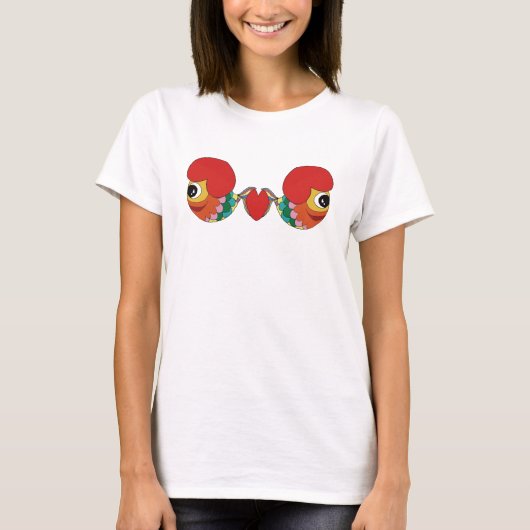 バレンタインフィッシュ Tシャツ (正面)