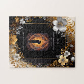 バレンタインフォトパーソナライズされたパズル ジグソーパズル (横)