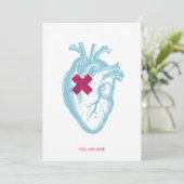 バレンタインフラットカード サンキューカード (スタンド正面)