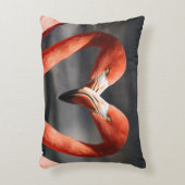 バレンタインフラミンゴ アクセントクッション (正面(垂直))