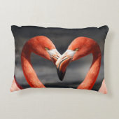 バレンタインフラミンゴ アクセントクッション (裏面)