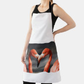 バレンタインフラミンゴ エプロン (インサイチュ)