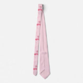 バレンタインフラミンゴ ネクタイ (裏面)