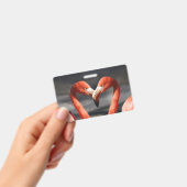 バレンタインフラミンゴ バッジ (手持ち)