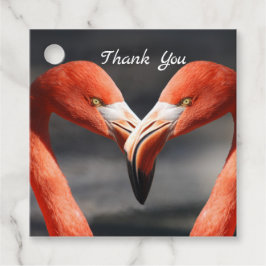 バレンタインフラミンゴ フェイバータグ