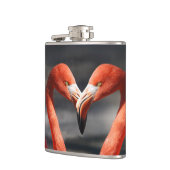 バレンタインフラミンゴ フラスク (左)