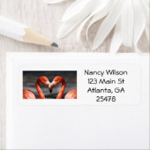 バレンタインフラミンゴ ラベル (インサイチュ)