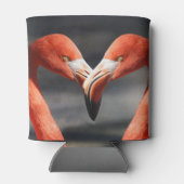 バレンタインフラミンゴ 缶クーラー (裏面)