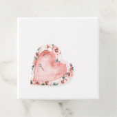 バレンタインフローラハート型ギフト フェイバータグ (インサイチュ)