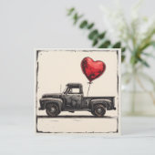 バレンタインブラックトラック：赤ロマンス シーズンカード (スタンド正面)