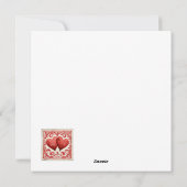 バレンタインブラックトラック：赤ロマンス シーズンカード (裏面)