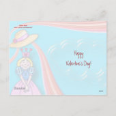 バレンタインプリンセスはがき シーズンポストカード (裏面)