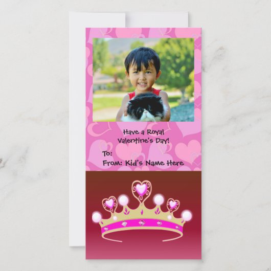 バレンタインプリンセスガール シーズンカード (正面)