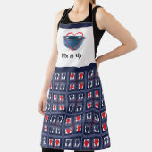 バレンタインプリントエプロン エプロン (インサイチュ)