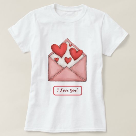バレンタインプリントTシャツ Tシャツ (デザイン正面)