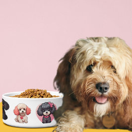 バレンタインプードルドッグ |ドッグボウル ボウル