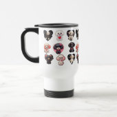 バレンタインプードルドッグ |愛犬家 | トラベルマグ (左)