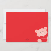 バレンタインベアフォトカード シーズンカード (裏面)