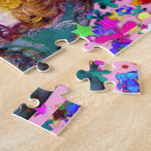 バレンタインベネチアンマスカレードパーティー ジグソーパズル (側面)