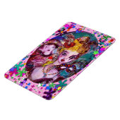 バレンタインベネチアンマスカレード紙吹雪 マグネット (左側)