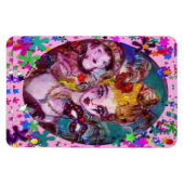 バレンタインベネチアンマスカレード紙吹雪 マグネット (横)