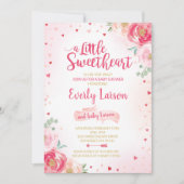 バレンタインベビーシャワー招待状スウィートアートベビー 招待状 (正面)