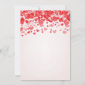 バレンタインベビーシャワー招待状リトルスイート 招待状 (裏面)