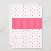 バレンタインベビーシャワー招待状 招待状 (裏面)