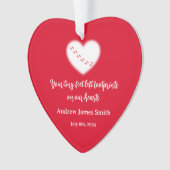 バレンタインベビーメモリアルオーナメント オーナメント (正面)