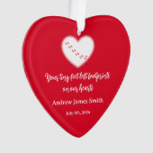 バレンタインベビーメモリアルオーナメント オーナメント (正面)