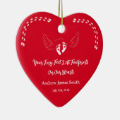 バレンタインベビーロス記念オーナメント セラミックオーナメント (右)