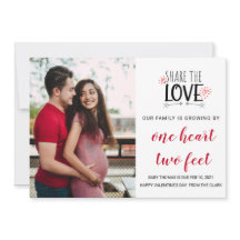 バレンタインベビー/妊娠告知ラブハート