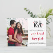 バレンタインベビー/妊娠告知ラブハート シーズンカード (スタンド正面)