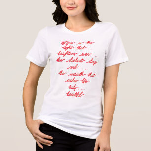 バレンタインベラ+キャンバスウィメンズトライブレンドティー トライブレンドTシャツ