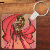 バレンタインベリーダンサー キーホルダー (裏面)