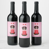 バレンタインベルネーズマウンテンドッグ ワインラベル (ボトル)
