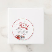 バレンタインホットチョコレート爆弾ラベル フェイバータグ (インサイチュ)