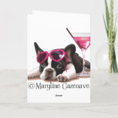 バレンタインボストンテリア シーズンカード (裏面)