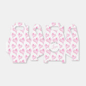 バレンタインボックスピンクウォーターハート フェイバーボックス (折り畳みなし)