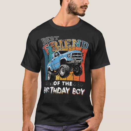 バレンタインボーイの親友モンスターラック友達 Tシャツ (正面)
