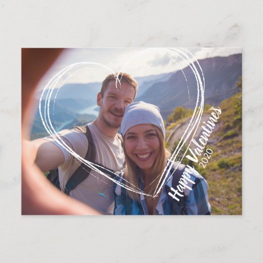 バレンタインポストケア ポストカード (正面)