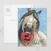 バレンタインポニーポストカードバックスキン シーズンポストカード (正面/裏面)