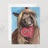 バレンタインポニーポストガスタフィー シーズンポストカード (正面/裏面)