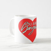 バレンタインマグカップ コーヒーマグカップ (正面左)