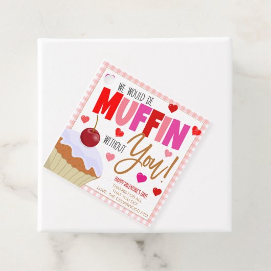 バレンタインマフィンギフトラベル フェイバータグ (インサイチュ)