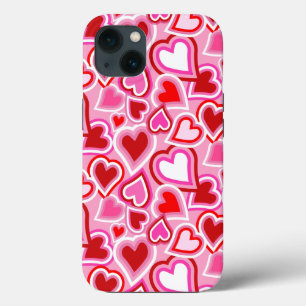 バレンタインミックスハート iPhone 13ケース