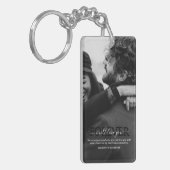 バレンタインミニマリストホリデー キーホルダー (正面左)