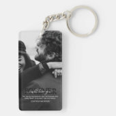 バレンタインミニマリストホリデー キーホルダー (裏面)