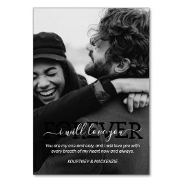 バレンタインミニマリストホリデー テーブルナンバー