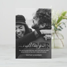 バレンタインミニマリストホリデー 招待状